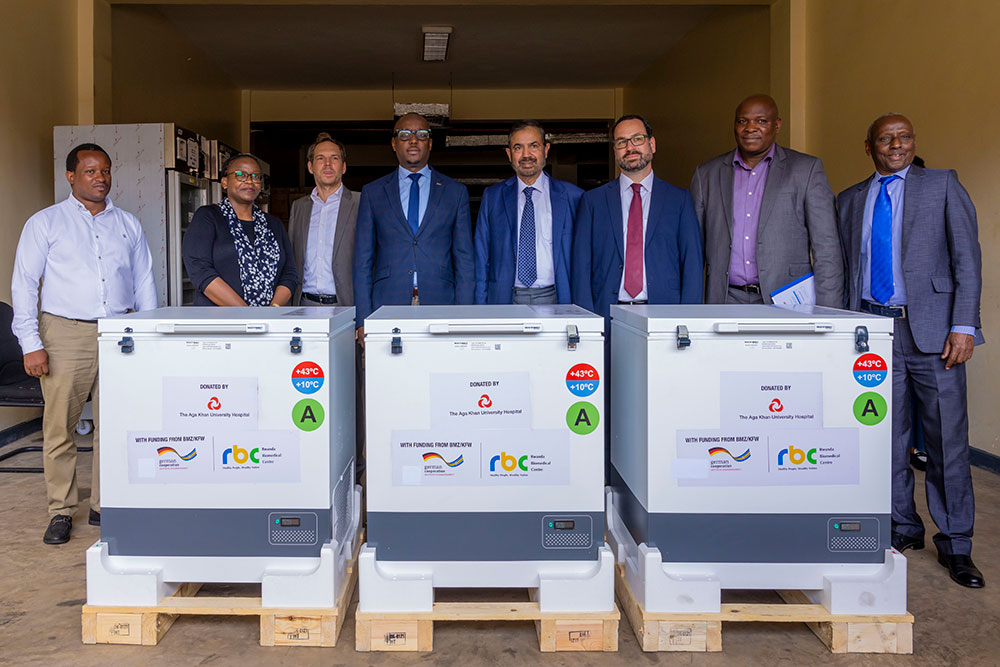 AKUH & German Government Donate Mobile Vaccination Clinics to Rwanda Biomedical Centre